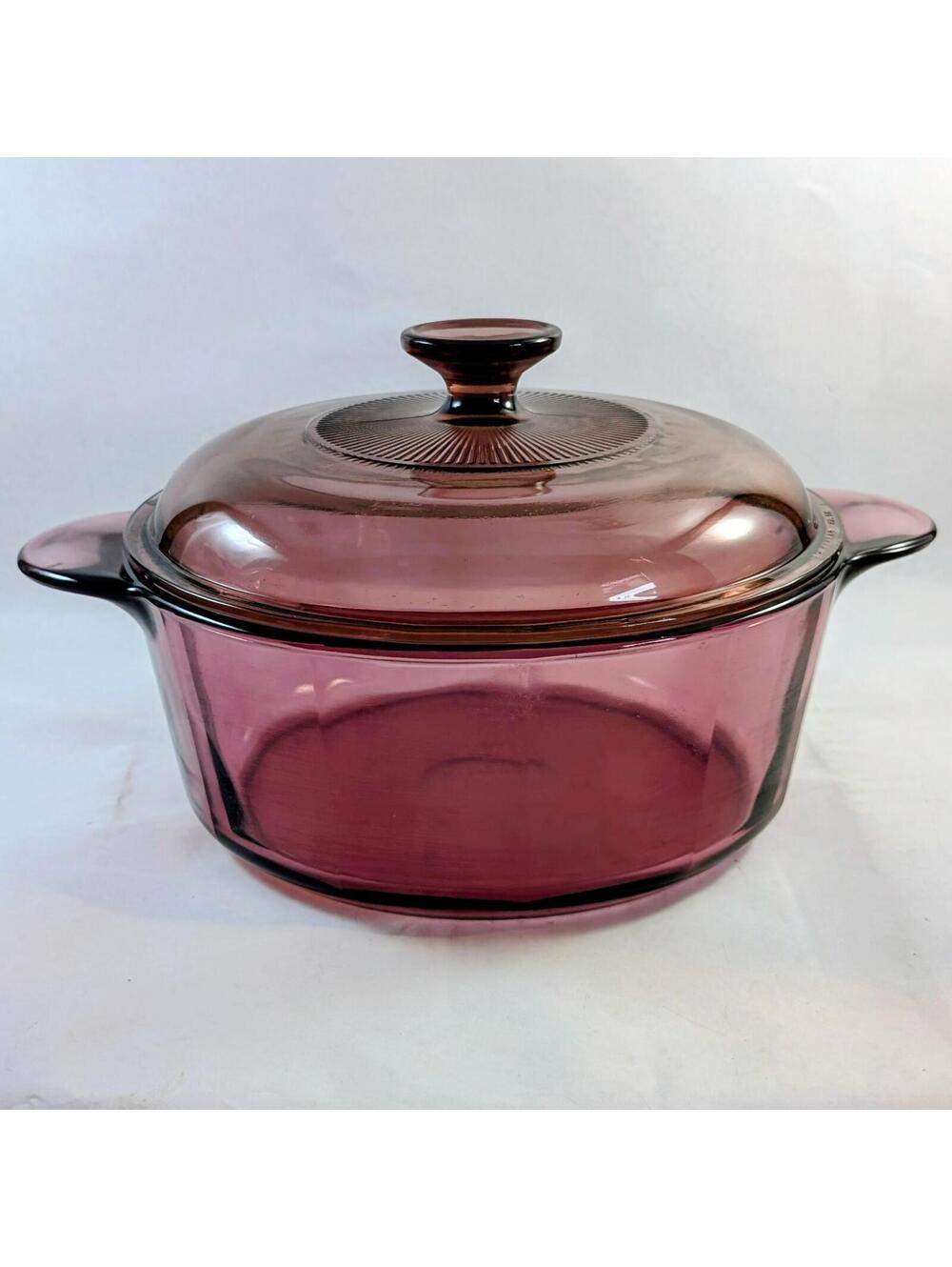 Cranberry Visions Corning Ware Casserole Dish w/ Lid 2.5 QT #1156